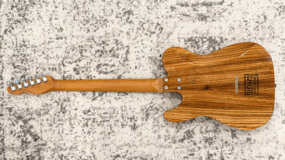 T-Style Zebrawood, full back view