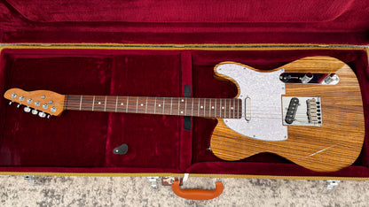 T-Style Zebrawood in its case