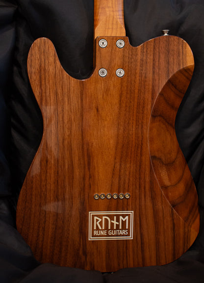 T-Style Walnut Floral w/case